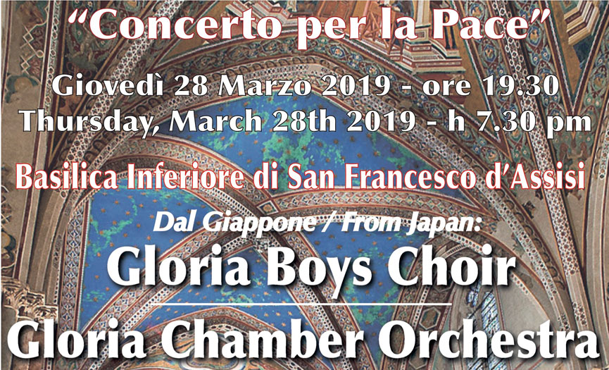 “Gloria Boys” dal Giappone ad Assisi